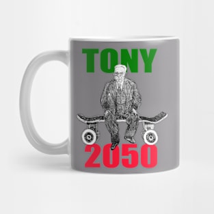 Tony Skates 2050 - Old time skater. Mug